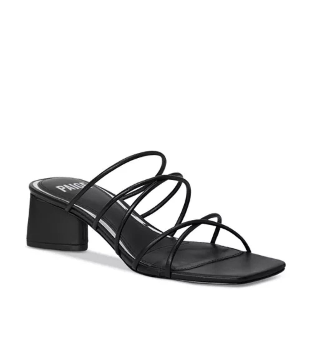NEW Paige Black Gemma Strappy Sandals 7